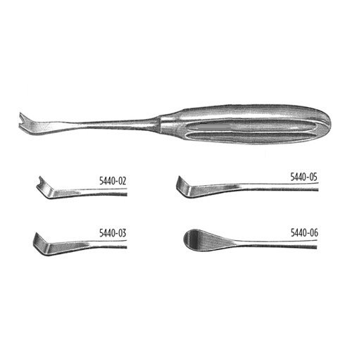 Semb Raspatory, Slightly Curved Round Blade, 8 1/2" (21.5 Cm)